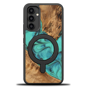Etui Bewood Unique na Samsung Galaxy A54 5G - Turquoise z MagSafe