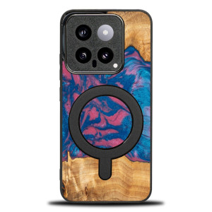 Etui Bewood Unique na Xiaomi 14 - Neons - Vegas z MagSafe