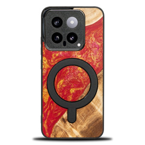 Etui Bewood Unique na Xiaomi 14 - Neons - Paris z MagSafe