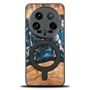 Etui Bewood Unique na Xiaomi 14 Ultra - Planets - Ziemia z MagSafe