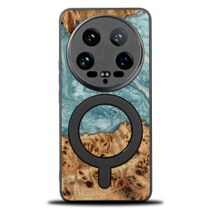 Etui Bewood Unique na Xiaomi 14 Ultra - Planets - Uran z MagSafe