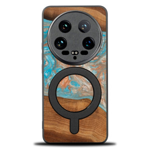 Etui Bewood Unique na Xiaomi 14 Ultra - Planets - Saturn z MagSafe