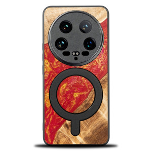 Etui Bewood Unique na Xiaomi 14 Ultra - Neons - Paris z MagSafe
