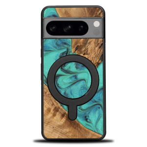 Etui Bewood Unique na Google Pixel 8 Pro - Turquoise z MagSafe