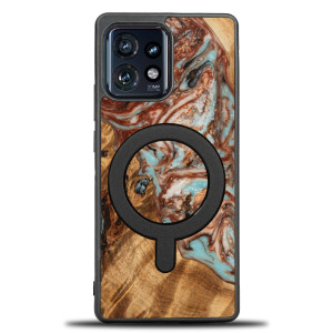 Etui Bewood Unique na Motorola Edge 40 Pro - Planets - Jowisz z MagSafe