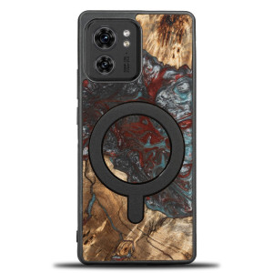 Etui Bewood Unique na Motorola Edge 40 - Planets - Pluton z MagSafe