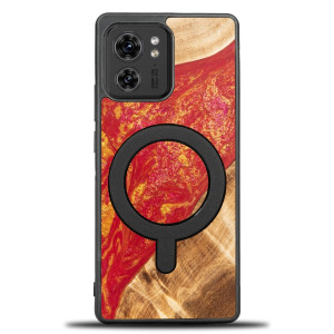Etui Bewood Unique na Motorola Edge 40 - Neons - Paris z MagSafe