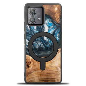 Etui Bewood Unique na Motorola Edge 40 40 Neo - Planets - Ziemia z MagSafe