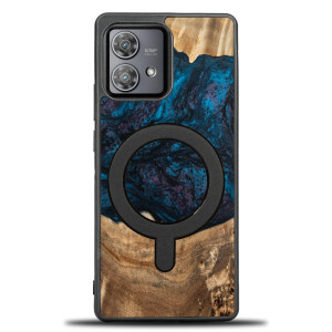 Etui Bewood Unique na Motorola Edge 40 Neo - Planets - Neptun z MagSafe