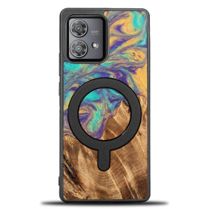 Etui Bewood Unique na Motorola Edge 40 Neo - Planets - Merkury z MagSafe