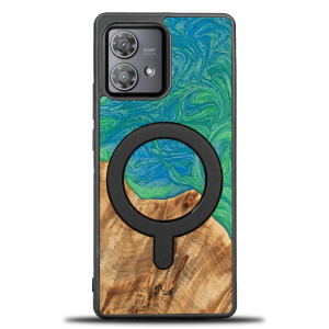 Etui Bewood Unique na Motorola Edge 40 Neo - Neons - Tokyo z MagSafe