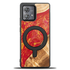 Etui Bewood Unique na Motorola Edge 40 Neo - Neons - Paris z MagSafe