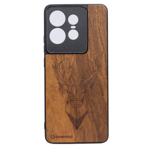 Drewniane Etui Bewood do Motorola Edge 50 Pro JELEŃ IMBUIA