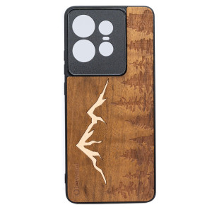 Drewniane Etui Bewood do Motorola Edge 50 Pro GÓRY IMBUIA
