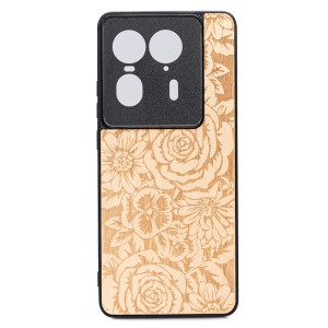 Drewniane Etui Bewood do Motorola Edge 50 Ultra RóżE ANIEGRE