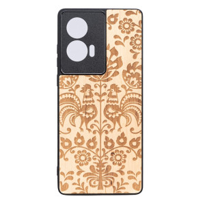 Drewniane Etui Bewood do Motorola Edge 50 Fusion POLSKI FOLK ANIEGRE