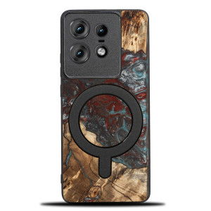 Etui Bewood Unique do Motorola Edge 50 Pro - Planets - Pluton z MagSafe