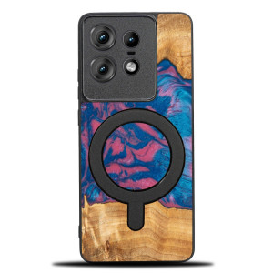 Etui Bewood Unique do Motorola Edge 50 Pro - Neons - Vegas z MagSafe