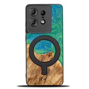 Etui Bewood Unique do Motorola Edge 50 Pro - Neons - Tokyo z MagSafe