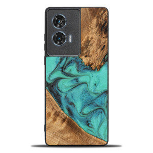 Etui Bewood Unique do Motorola Edge 50 Fusion - Turquoise
