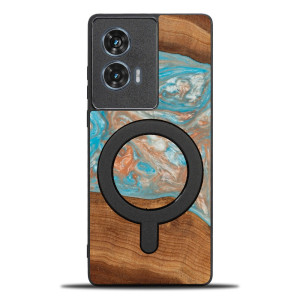 Etui Bewood Unique do Motorola Edge 50 Fusion - Planets - Saturn z MagSafe