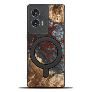 Etui Bewood Unique do Motorola Edge 50 Fusion - Planets - Pluton z MagSafe