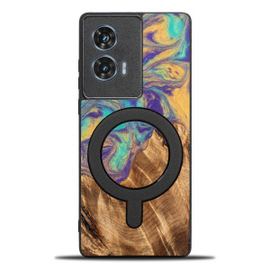 Etui Bewood Unique do Motorola Edge 50 Fusion - Planets - Merkury z MagSafe