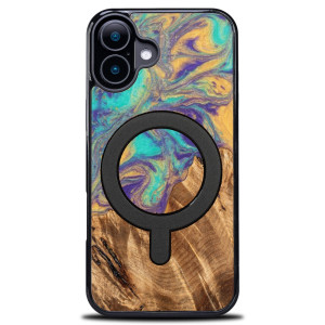 Etui Bewood Unique do iPhone 16 - Planets - Merkury z MagSafe
