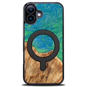 Etui Bewood Unique do iPhone 16 - Neons - Tokyo z MagSafe