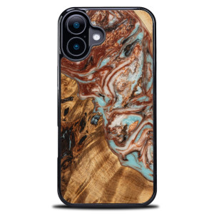 Etui Bewood Unique do iPhone 16 Plus - Planets - Jowisz