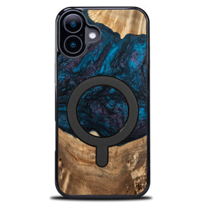Etui Bewood Unique do iPhone 16 Plus - Planets - Neptun z MagSafe