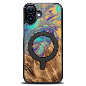 Etui Bewood Unique do iPhone 16 Plus - Planets - Merkury z MagSafe