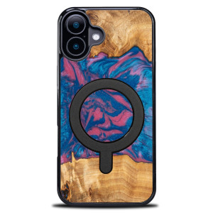 Etui Bewood Unique do iPhone 16 Plus - Neons - Vegas z MagSafe