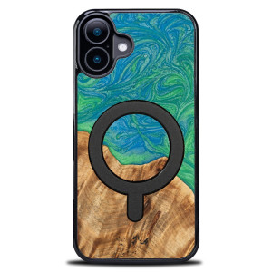 Etui Bewood Unique do iPhone 16 Plus - Neons - Tokyo z MagSafe