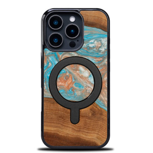 Etui Bewood Unique do iPhone 16 Pro - Planets - Saturn z MagSafe