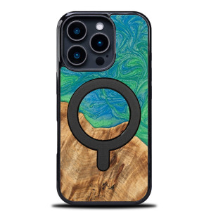 Etui Bewood Unique do iPhone 16 Pro - Neons - Tokyo z MagSafe