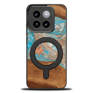 Etui Bewood Unique do Xiaomi 14T - Planets - Saturn z MagSafe