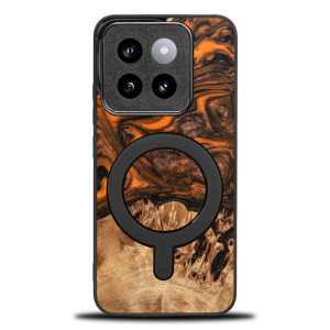 Etui Bewood Unique do Xiaomi 14T - Orange z MagSafe