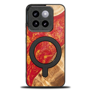Etui Bewood Unique do Xiaomi 14T - Neons - Paris z MagSafe