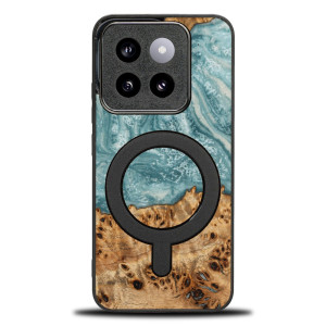 Etui Bewood Unique do Xiaomi 14T Pro - Planets - Uran z MagSafe