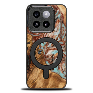 Etui Bewood Unique do Xiaomi 14T Pro - Planets - Jowisz z MagSafe