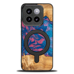 Etui Bewood Unique do Xiaomi 14T Pro - Neons - Vegas z MagSafe
