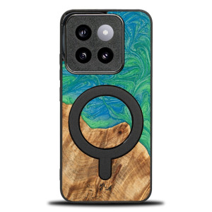 Etui Bewood Unique do Xiaomi 14T Pro - Neons - Tokyo z MagSafe