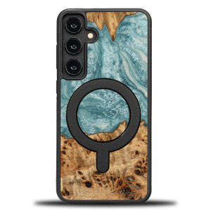 Etui Bewood Unique do Samsung Galaxy S24 FE 5G - Planets - Uran z MagSafe