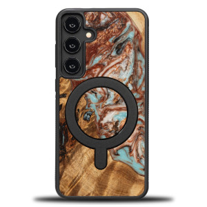 Etui Bewood Unique do Samsung Galaxy S24 FE 5G - Planets - Jowisz z MagSafe