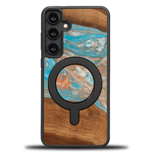Etui Bewood Unique do Samsung Galaxy A35 5G - Planets - Saturn z MagSafe