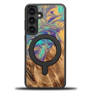 Etui Bewood Unique do Samsung Galaxy A35 5G - Planets - Merkury z MagSafe