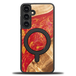 Etui Bewood Unique do Samsung Galaxy A35 5G - Neons - Paris z MagSafe