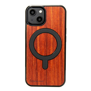 Drewniane Etui Bewood do iPhone 15 PADOUK z MagSafe