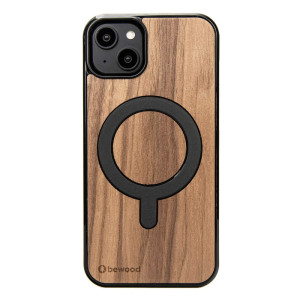 Drewniane Etui Bewood do iPhone 15 Plus ORZECH AMERYKAŃSKI z MagSafe